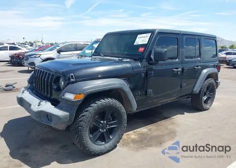 2021 Jeep Wrangler Unlimited Sport Altitude 4X4 z USA, uszkodzony, nr VIN 1C4HJXDN7MW505566